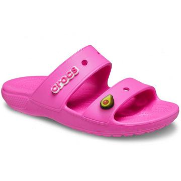 Chanclas Crocs Classic Sandal Hombre Rosas Morados | Mexico 1296CTVE